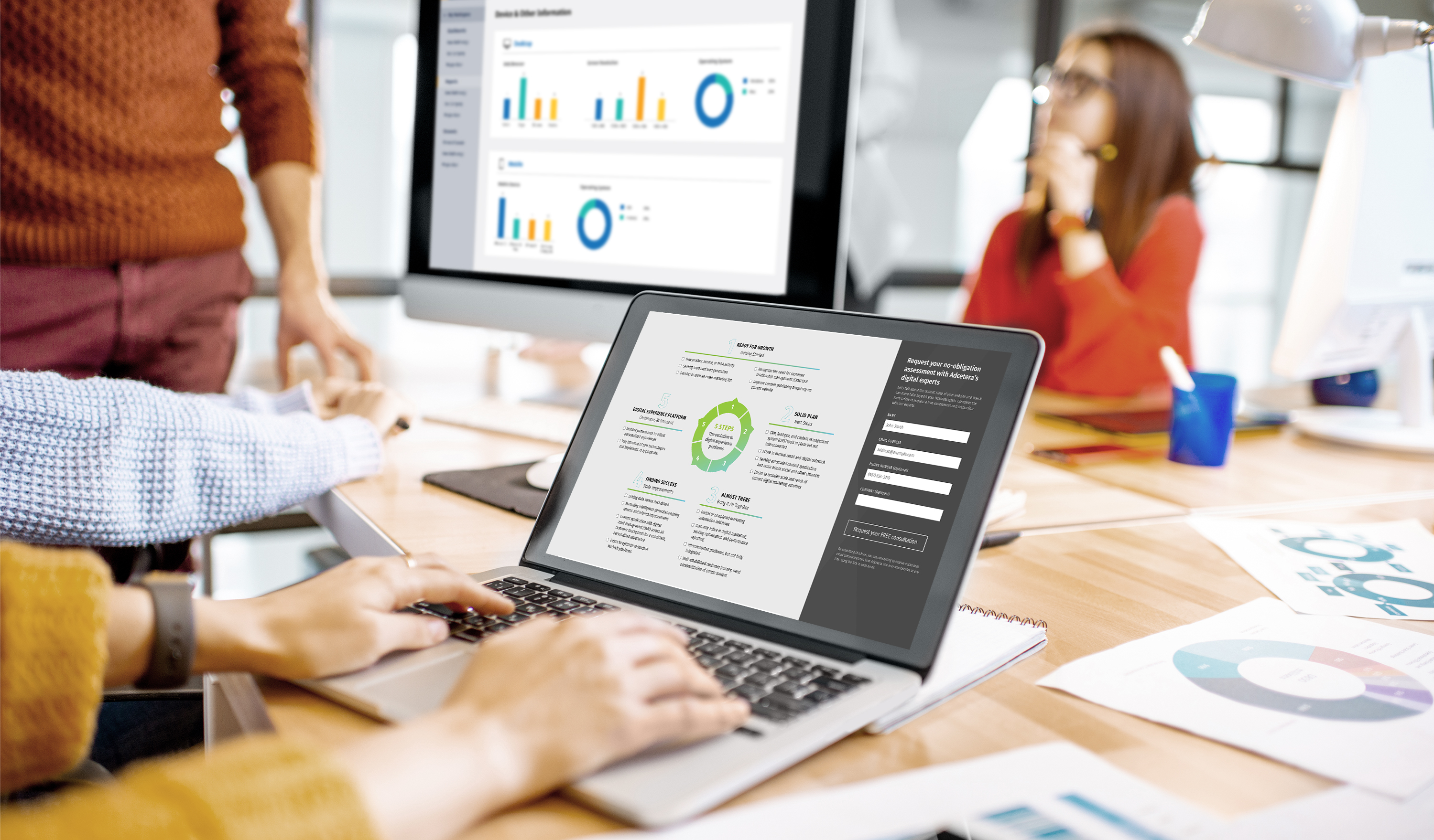 DXP measurement The enterprise-level DXP allows businesses to measure marketing efforts for better ROI.