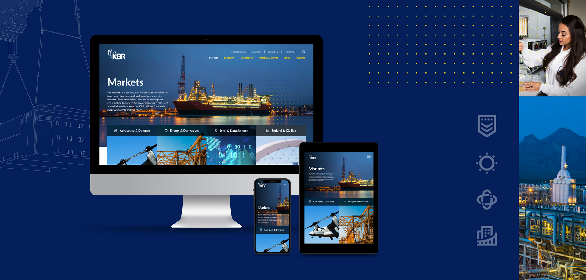 KBR website KBR.com website preview